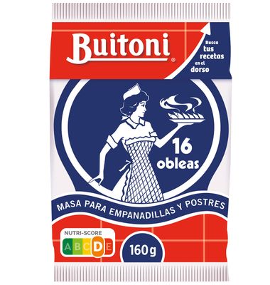 Obleas Buitoni 16 Unidades 160 G