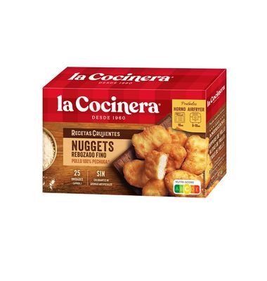 Nuggets La Cocinera Rebozado Fino 25 Unidades