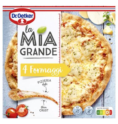 Pizza 4 formaggi La mia grande DR. OETKER, caja 400 g