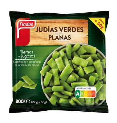 Judía verde plana FINDUS, bolsa 800 g