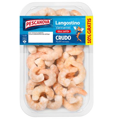Langostino Pescanova Pelado Crudo Congelado 200 G