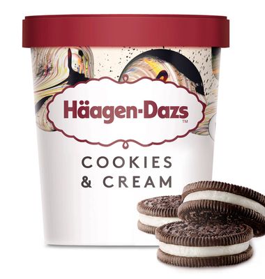 Tarrina Häagen-Dazs Cookies & Cream 400 G