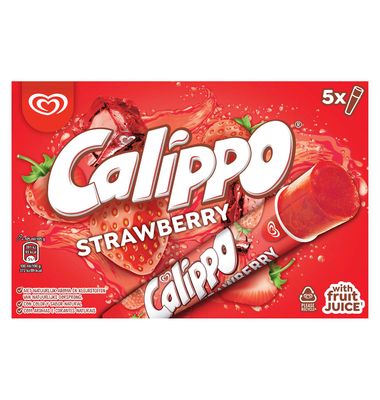 Calippo Frigo Fresa 5 Unidades