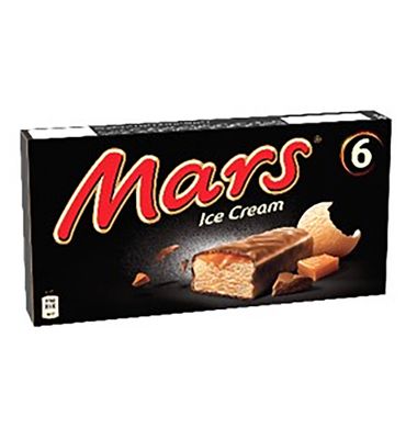 Helado Mars 6 Unidades