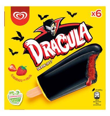 Helado Frigo Drácula 6 Unidades