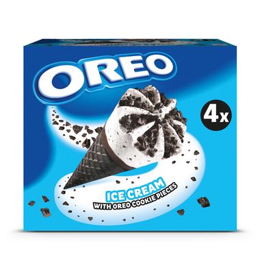 Helado Oreo Cono Cookies 4 Unidades