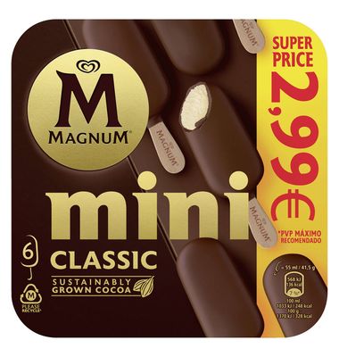Helado mini Utopía Magnum 6 uds. 6 unidades