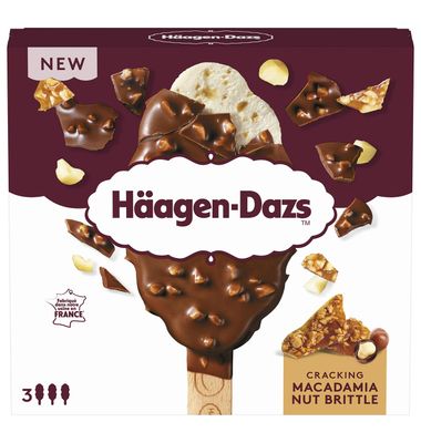Bombon Haagen-Daz Macadamia 3 Unidades
