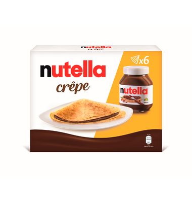 Crepes Nutella Congeladas 6 Unidad