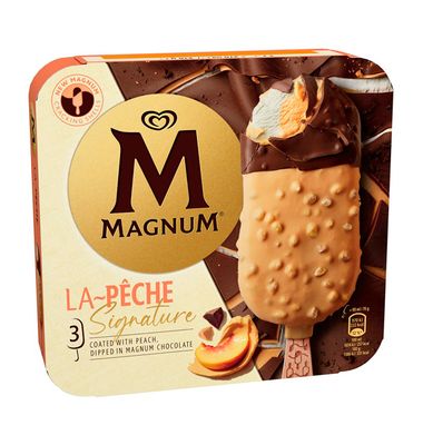 Helado Magnum Melocotón 3X 90 ml