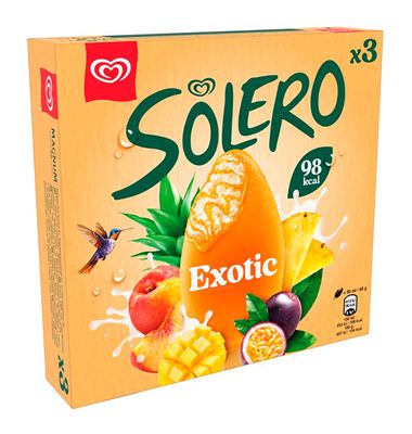 Helado Solero Exótic 3X 90 Mm 204 g