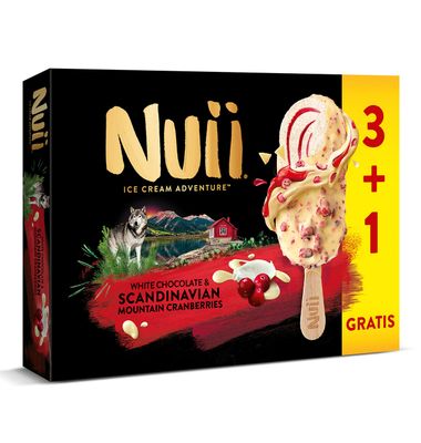 Helado Nuii Arandanos 3+ 1 Unidad