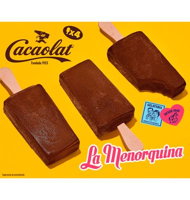 Polo La Menorquina Cacaolat 4 Unidad