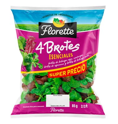 Ensalada Florette 4 Brotes 85 Grs