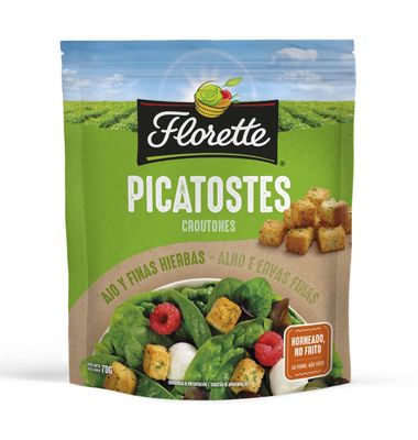 Picatostes de ajo-finas hierbas FLORETTE, bolsa 70 g