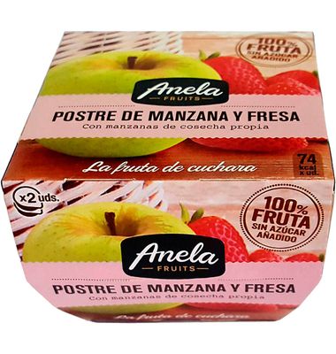 Postre Anela Manzana Fresa 200 G