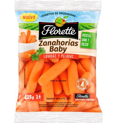 Zanahoria baby FLORETTE, bolsa 125 g