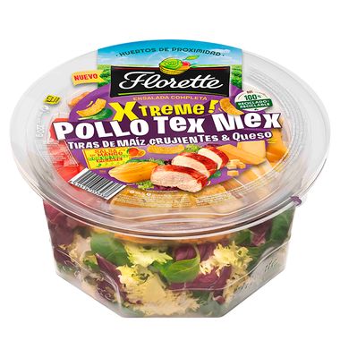 Barqueta Florette Extrem Tex Mex 220 G