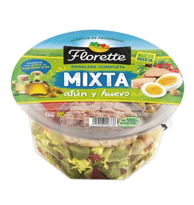 Barqueta Florette Mixta Con Huevo 230 G