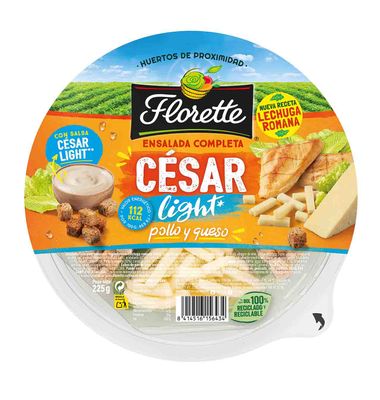 Barqueta Florette Cesar Light Romana 225G