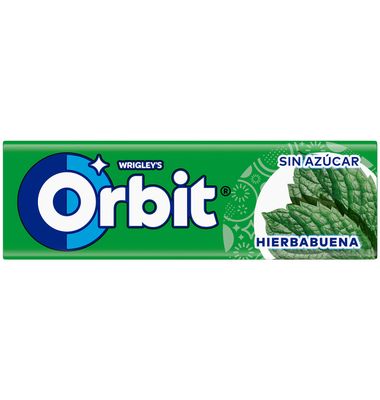Chicle Orbit Hierbabuena 1 Paquete 15 g