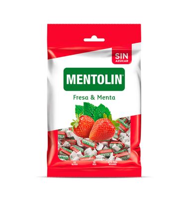 Caramelos Mentolin Fresa 100 G