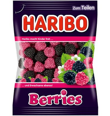 Berries HARIBO, bolsa 100 g