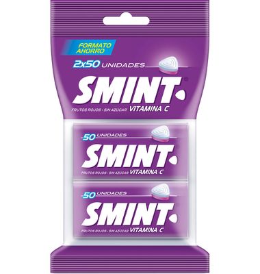Caramelos Smint Tin Frutos Rojos 2 Unidades