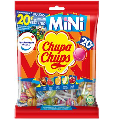 Mini Chupachups The Best 12X20 20 Unidades