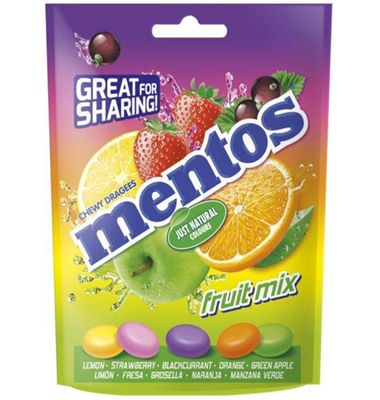 Caramelos Mentos Bolsa Frutas 1 Unidad