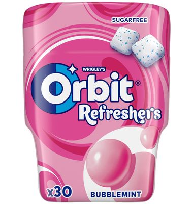 Chicle Box Orbit Refr.Buble 30 Unidades 1 Paquete