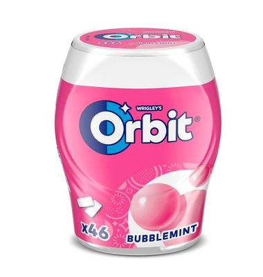Chicle Box Orbit Bubblemint 46 Unidades 1 Paquete