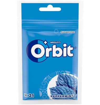 Chicle Orbit Menta Bolsa 1 Unidad