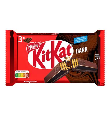 Chocolate Nestle Kit Kat Dark 3 Unidadess