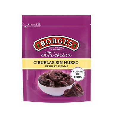 Ciruelas sin hueso BORGES, bolsa 150 g