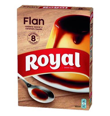Flan Royal Con Caramelo Líquido 130 G