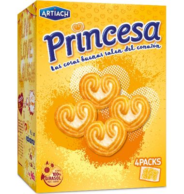 Galleta Princesa ARTIACH, caja 120 g