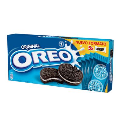 Galleta rellena de crema sabor vainilla OREO, caja 220 g