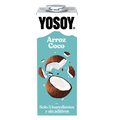 Bebida de arroz-coco YOSOY, brik 1 litro