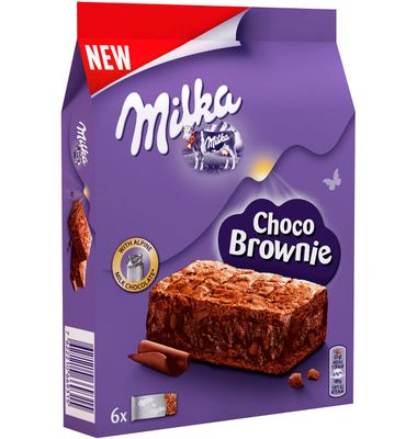 Bizcocho brownie Milka 150 g.