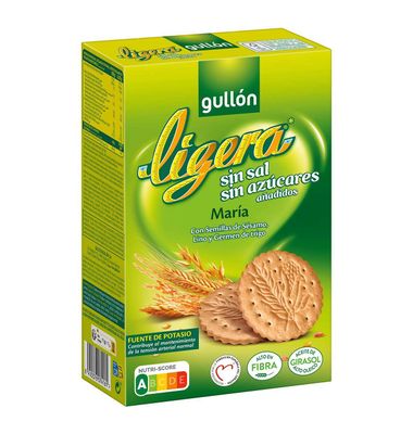 Galleta María sin gluten GULLÓN, caja 400 g