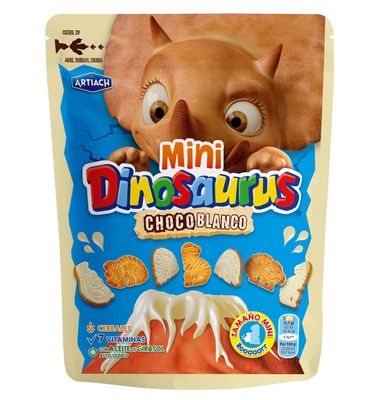 Galleta Minis Dinosaurus Chocoblanco 100 G