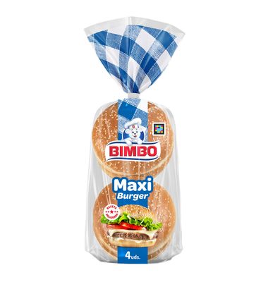 Bocatas Bimbo Maxi Burger 4 Unidades