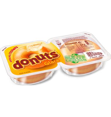 Donuts pack de 2 glacé 2 unidades