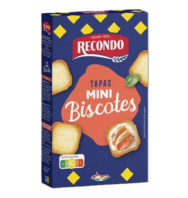 Mini biscottes RECONDO, caja 120 g