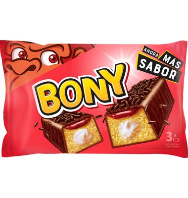 Pastelito Bimbo Bony 3 Unidades 165 G