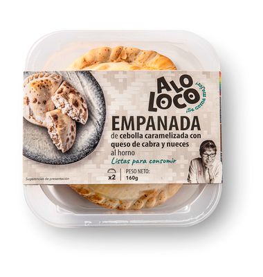 Empanada Aloloco Cebolla Y Queso De Cabra 2 Unidades