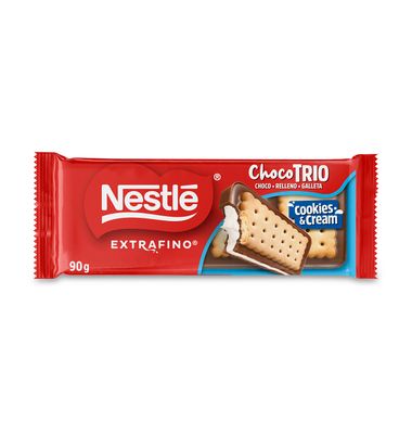 Galletas Nestle Chocotrio Cookies&Cream 90 G