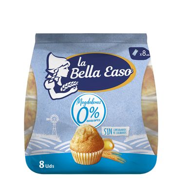 Magdalenas Bella Easo 0% Azúcar 233 G
