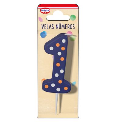 Vela Nº 1 DR. OETKER, pack 1 ud